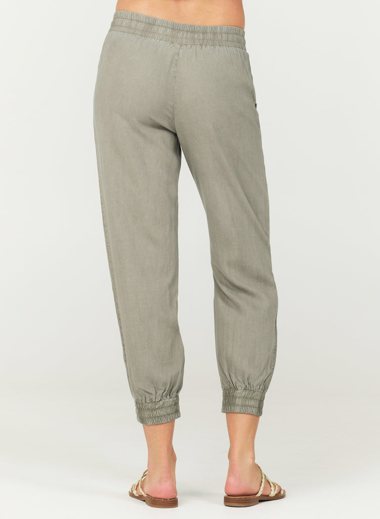 Easy Drawstring Jogger - Soft Army