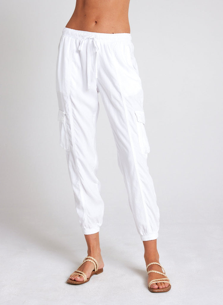 Cargo Track Pants White Bella Dahl Bella Dahl