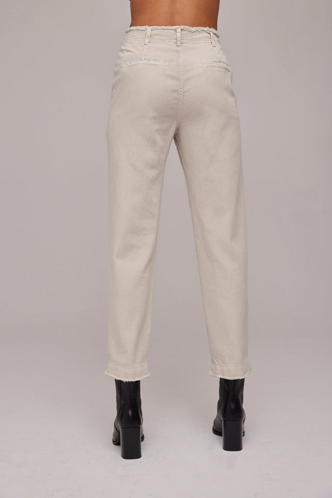 Dakota Frayed Ankle Trouser Cool Sand Bella Dahl Bella Dahl