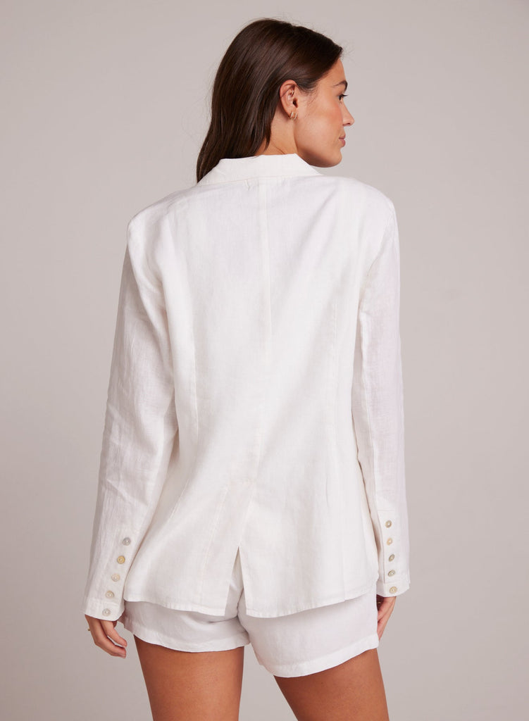 Linen deals longline blazer