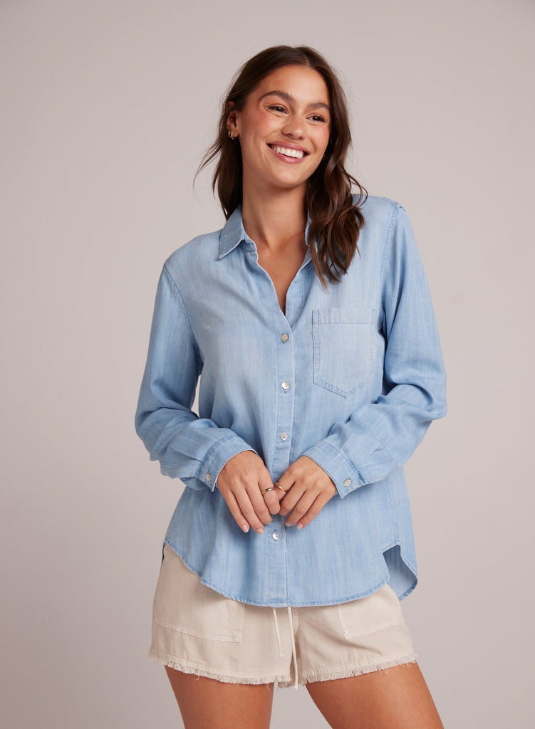 Pocket Button Down Caribbean Wash Bella Dahl Bella Dahl