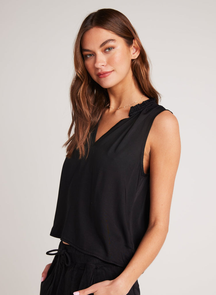 RUFFLE NECK TANK Bella Dahl Bella Dahl