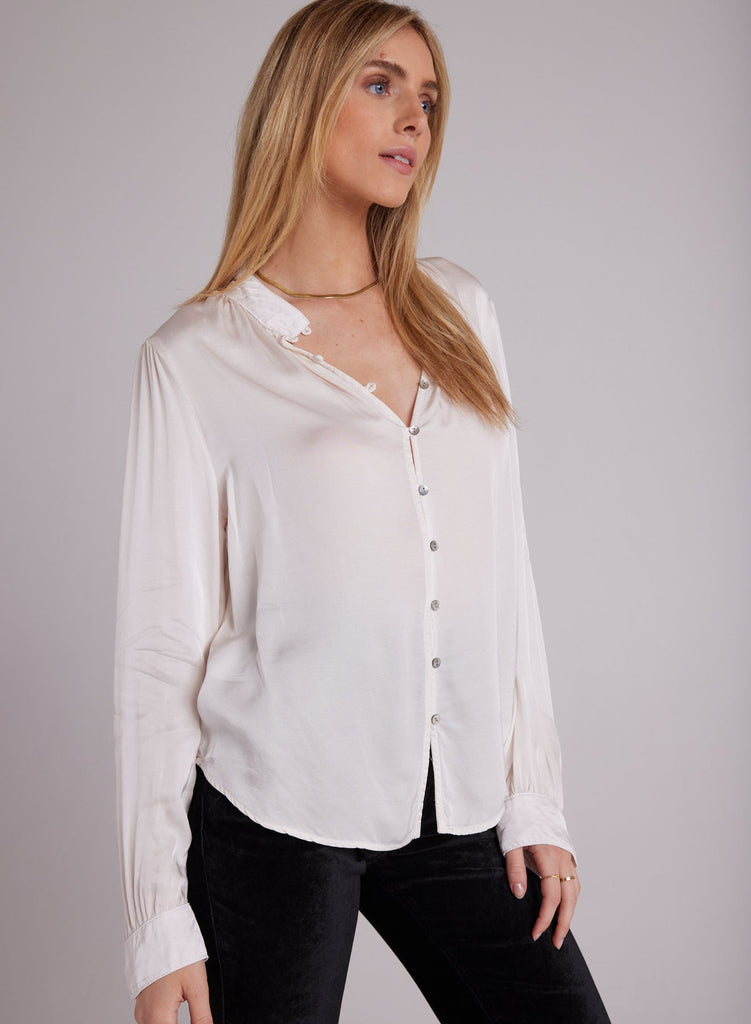 Satin Button Up Blouse Bella Dahl Bella Dahl