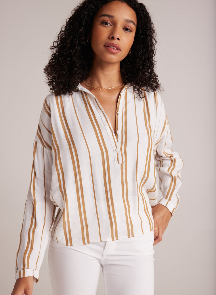 SHIRRED SHOULDER PULLOVER Bella Dahl Bella Dahl