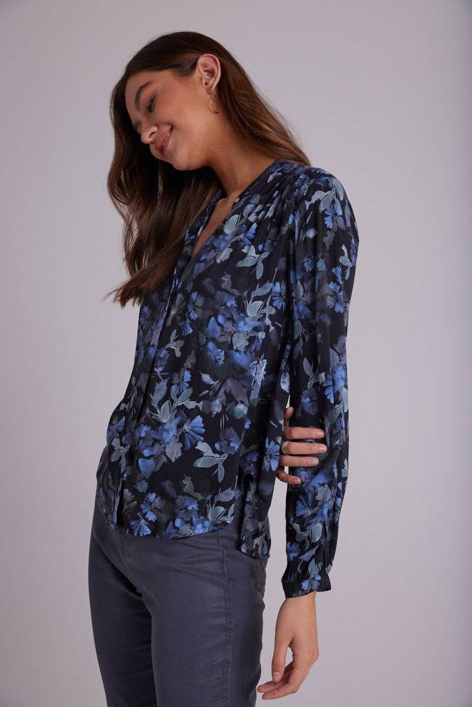 SHIRRED SHOULDER SHIRT Bella Dahl Bella Dahl