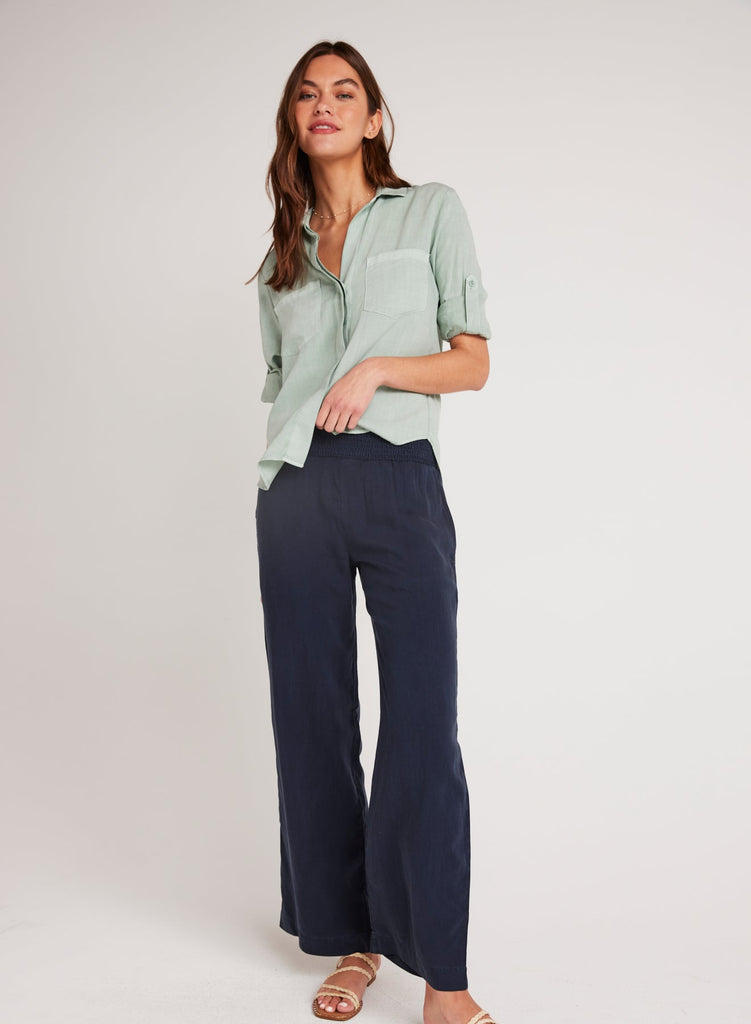 Smocked Waist Wide Leg Endless Sea Bella Dahl Bella Dahl