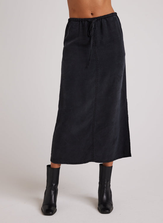 Bella DahlAna Side Slit Skirt - BlackBottoms