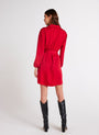 Bella DahlBelted Pullover Shirt Dress - Cherry RedDresses