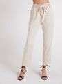 Bella DahlBelted Trouser - Ivory ChampagneBottoms