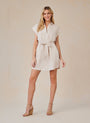 Bella DahlBelted Tunic Shirt Dress - Linen SandDresses