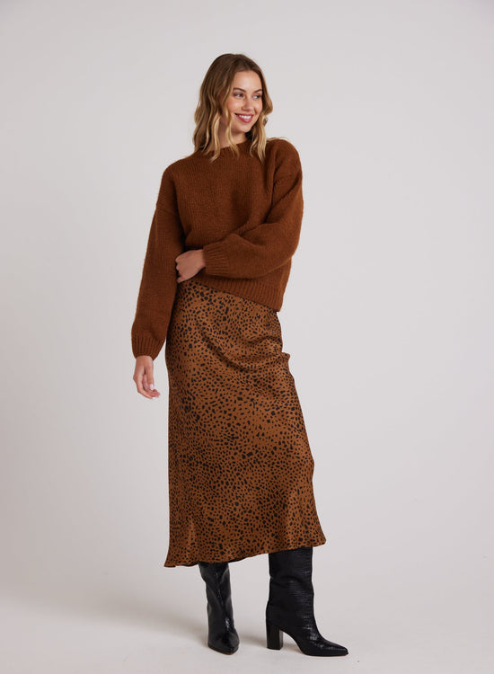 Bella DahlBias Midi Skirt - Bronzed MapleBottoms