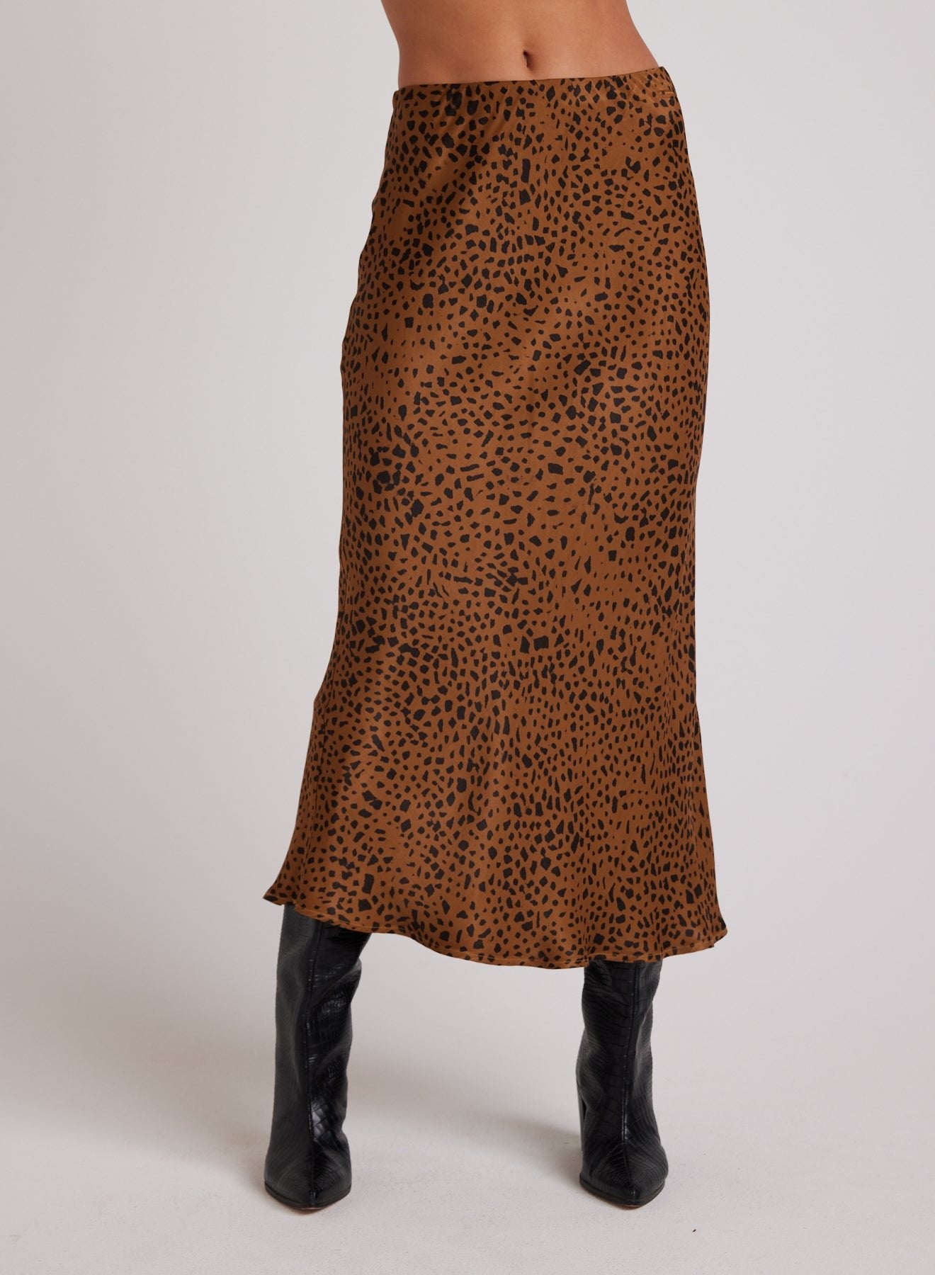 Bella DahlBias Midi Skirt - Bronzed MapleBottoms