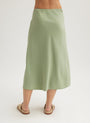 Bella DahlBias Midi Skirt - Olive GroveBottoms