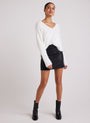 Bella DahlBree Seamed Clean Mini Skirt - BlackBottoms