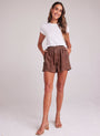 Bella DahlCallie Ruffle Short - Paradise BrownBottoms