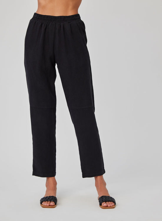 Bella Dahl Camille Track Pant - Black View 2