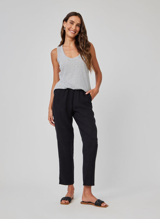 Bella Dahl Camille Track Pant - Black