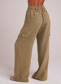 Bella DahlCargo Wide Leg - French OliveBottoms