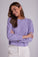 Bella DahlCashmere Crew Neck Rib Pullover - Lilac PurpleSweaters