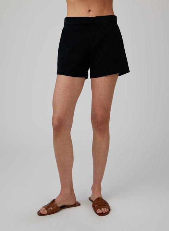 Bella Dahl Catalina Clean Front Short - Black View 2