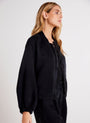 Bella DahlChole Clean Bomber Jacket - BlackSweaters & Jackets