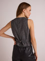 Bella DahlCinch Back Vest - Glencheck PlaidTops