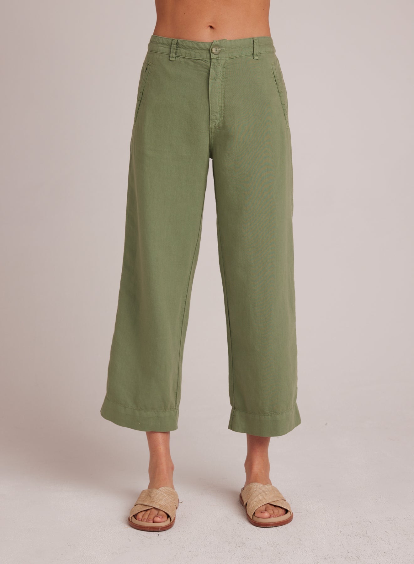 Bella DahlClaire Welt Pocket Crop - Lush FoliageBottoms