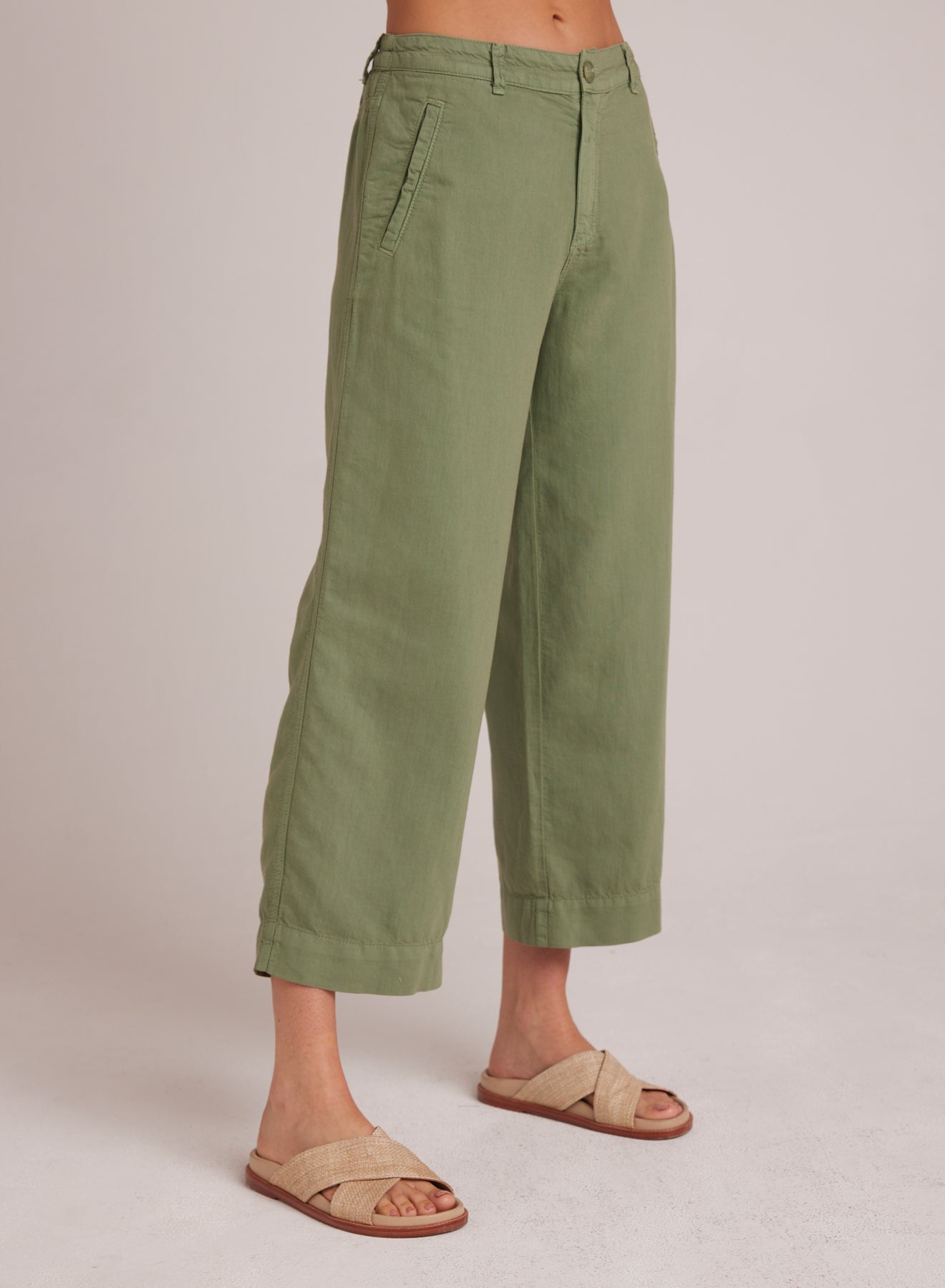 Bella DahlClaire Welt Pocket Crop - Lush FoliageBottoms