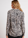 Bella DahlClean Shirt - Abstract Bloom PrintTops