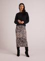 Bella DahlClean Waist Straight Skirt - Winter Spots PrintBottoms