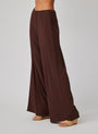 Bella DahlClean Wide Leg Pant - Chicory BrownBottoms