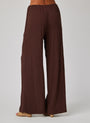 Bella DahlClean Wide Leg Pant - Chicory BrownBottoms