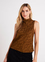 Bella DahlCowl Neck Bias Top - Bronzed OliveTops