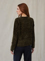 Bella DahlCrew Neck Chenille Sweater - Italian HerbSweaters & Jackets