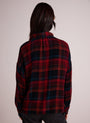 Bella DahlDrop Shoulder Pullover - Winter Berry PlaidTops