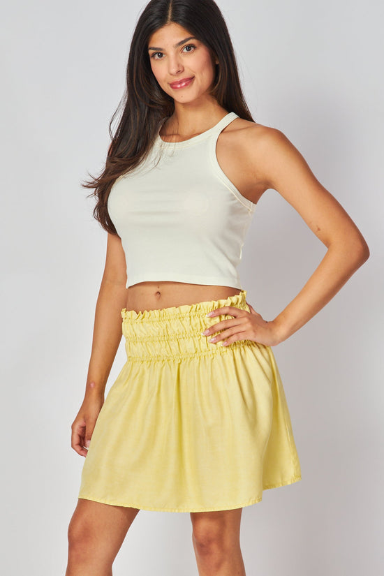 Bella DahlElastic Shirred Skirt - SunrayBottoms
