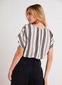 Bella DahlElastic Waist Blouse - Soft EcruTops