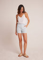 Bella DahlElle Playa Trouser Short - Bleach Stripe WashBottoms