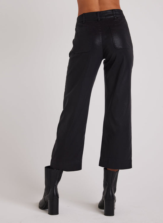 Bella DahlFaux Leather Saige Wide Leg Crop - BlackBottoms