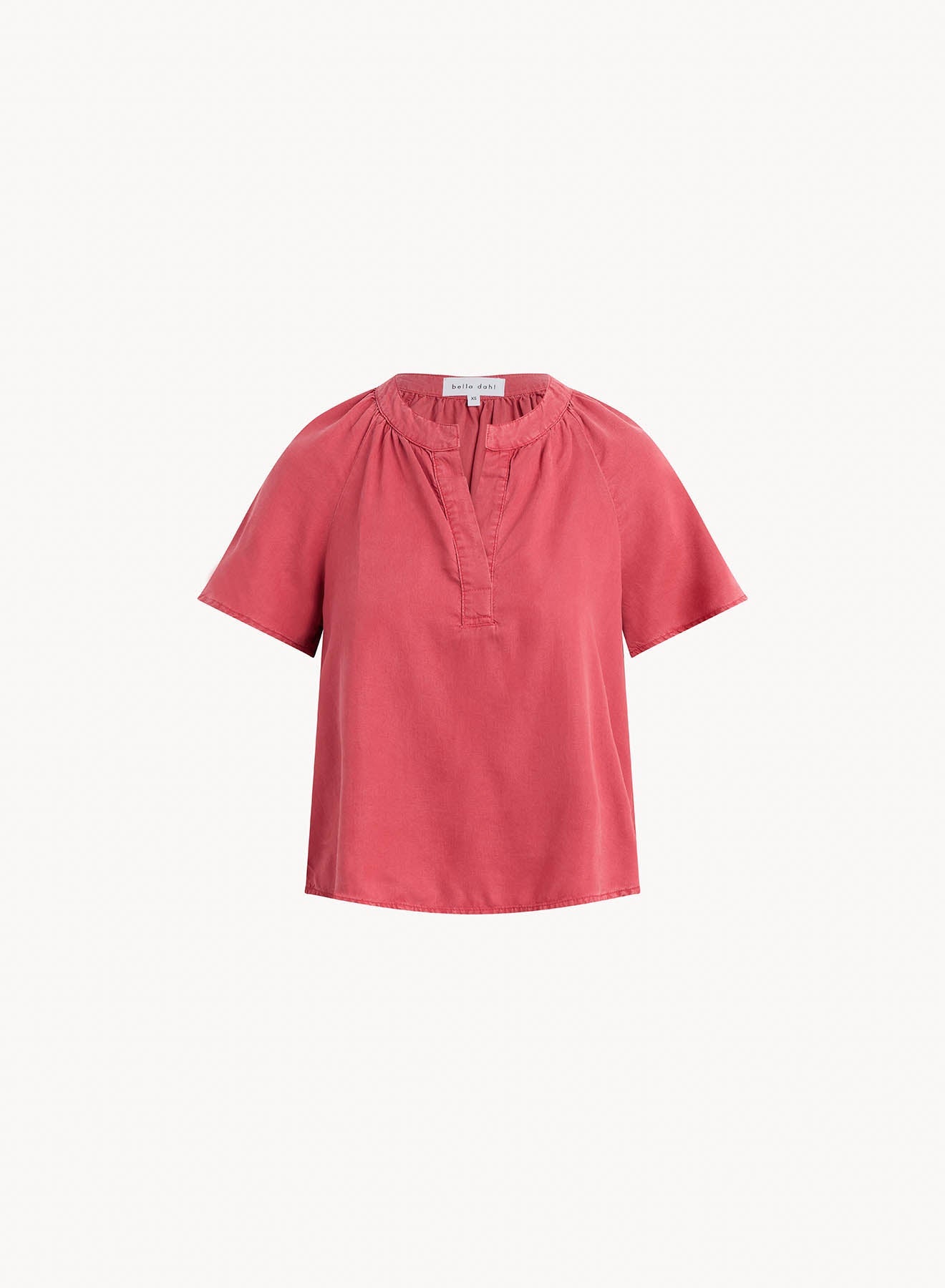 Bella DahlFlowy Short Sleeve Pullover - Riviera RedTops