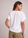 Bella DahlFlowy Short Sleeve Pullover - WhiteTops