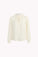 Bella DahlFlowy Tie Neck Pullover - Ivory PearlTops