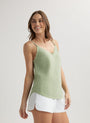 Bella DahlFrayed Cami - Olive GroveTops