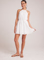 Bella DahlGathered Halter Dress With Braided Belt - WhiteDresses