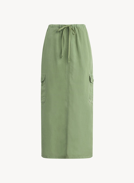 Bella DahlGoldie Bellow Pocket Cargo Skirt - Lush FoliageBottoms