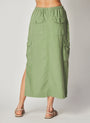 Bella DahlGoldie Bellow Pocket Cargo Skirt - Lush FoliageBottoms