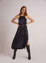 Bella DahlHalter Neck Slip Dress - Black ShimmerDresses