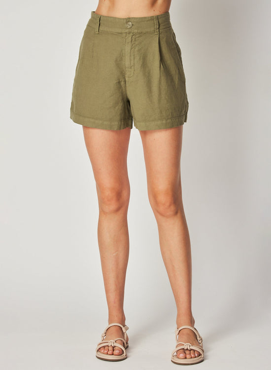 Bella DahlHanna Pleated Short - Tropical OliveBottoms