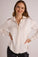 Bella DahlHigh Low Hem Shirt - Winter WhiteTops