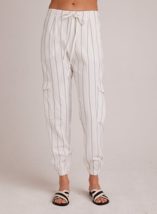 Bella DahlIsla Pleated Jogger - Mala Beach StripeBottoms